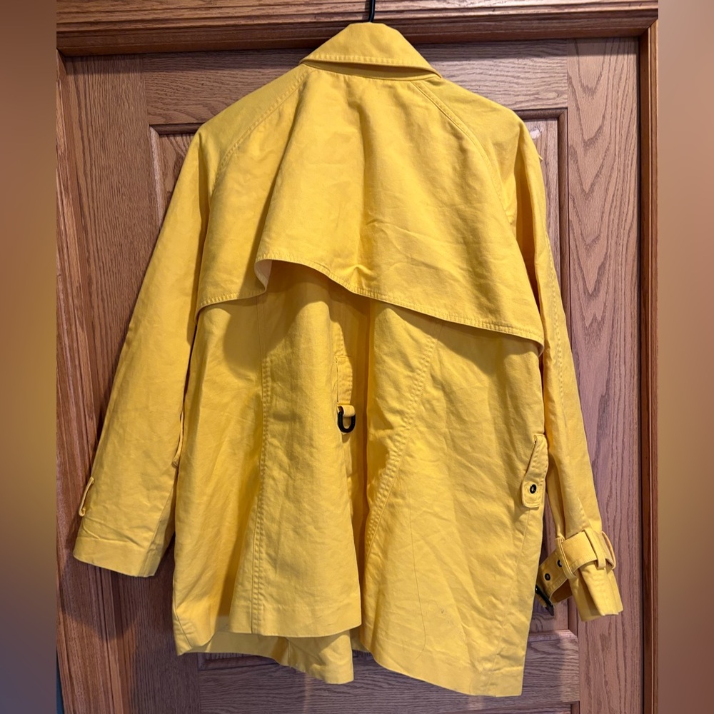 Pendleton Yellow short Trench Coat